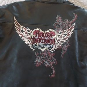 Harley Davidson Women's Leather Coat FINAL DROP